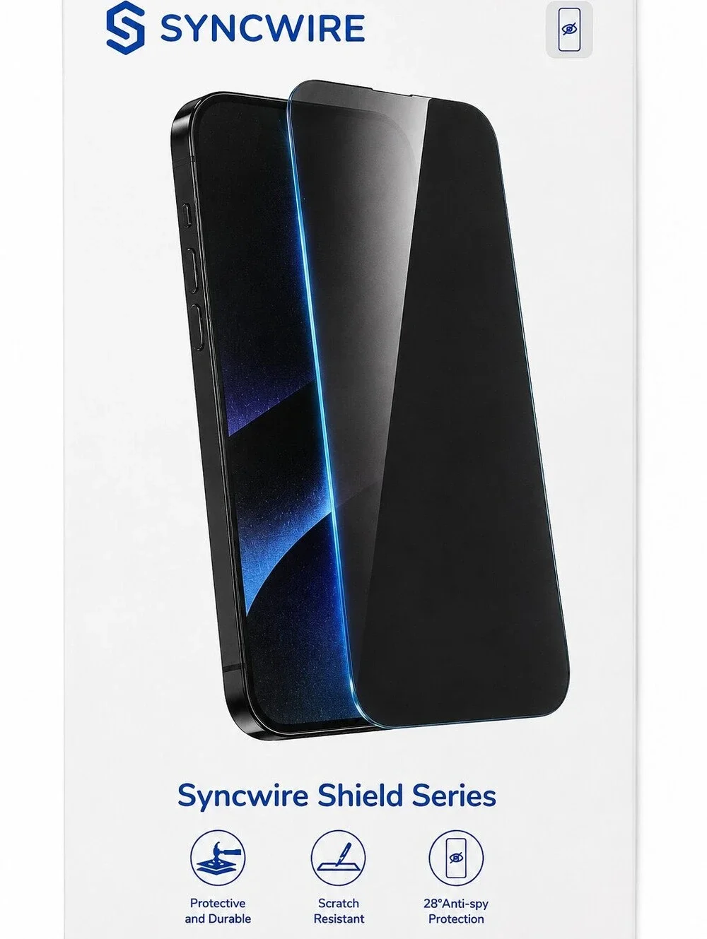 NEW SYNCWIRE Privacy Screen Protectors for iPhone 14 Pro Max 6.7